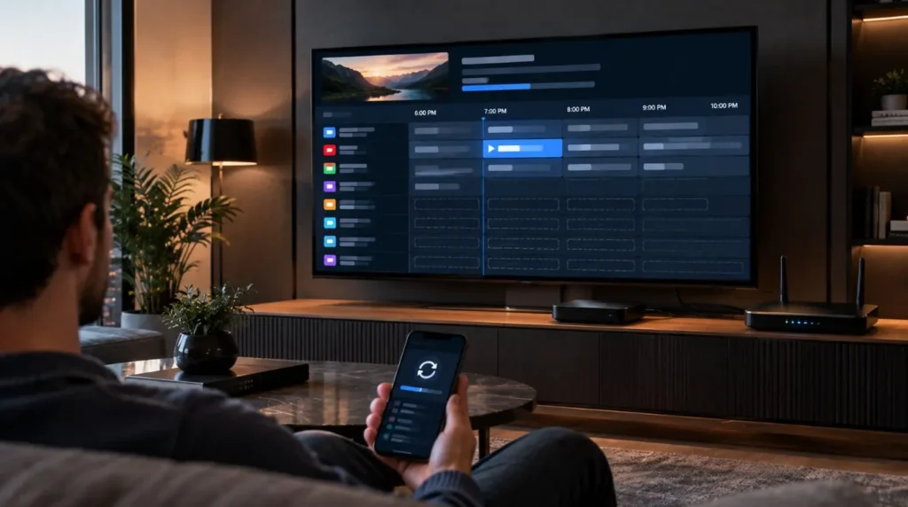 Troubleshooting missing EPG information on an IPTV schedule