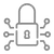Secure IPTV connection icon