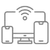 Multi-device streaming support icon