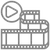 Movies and series on-demand icon