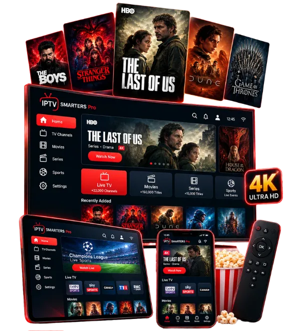 ViviMate IPTV channel list displayed on a streaming device