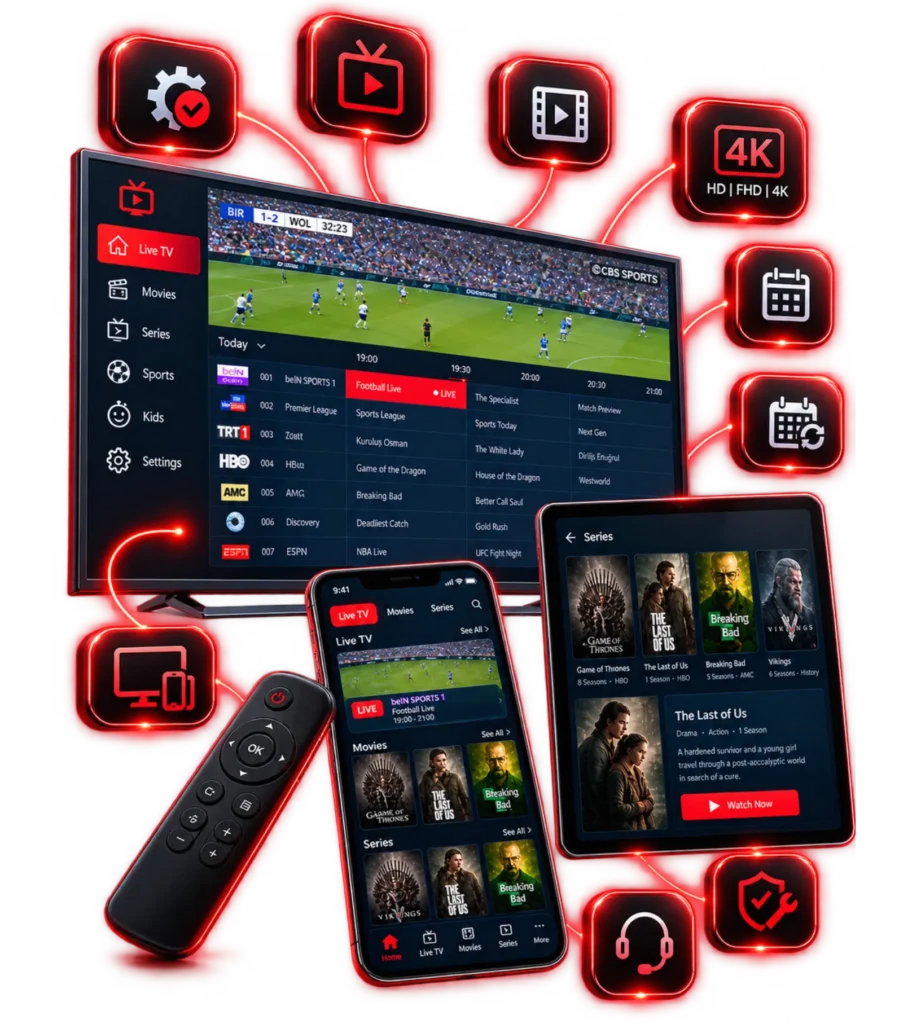 ViviMate device with IPTV subscription active