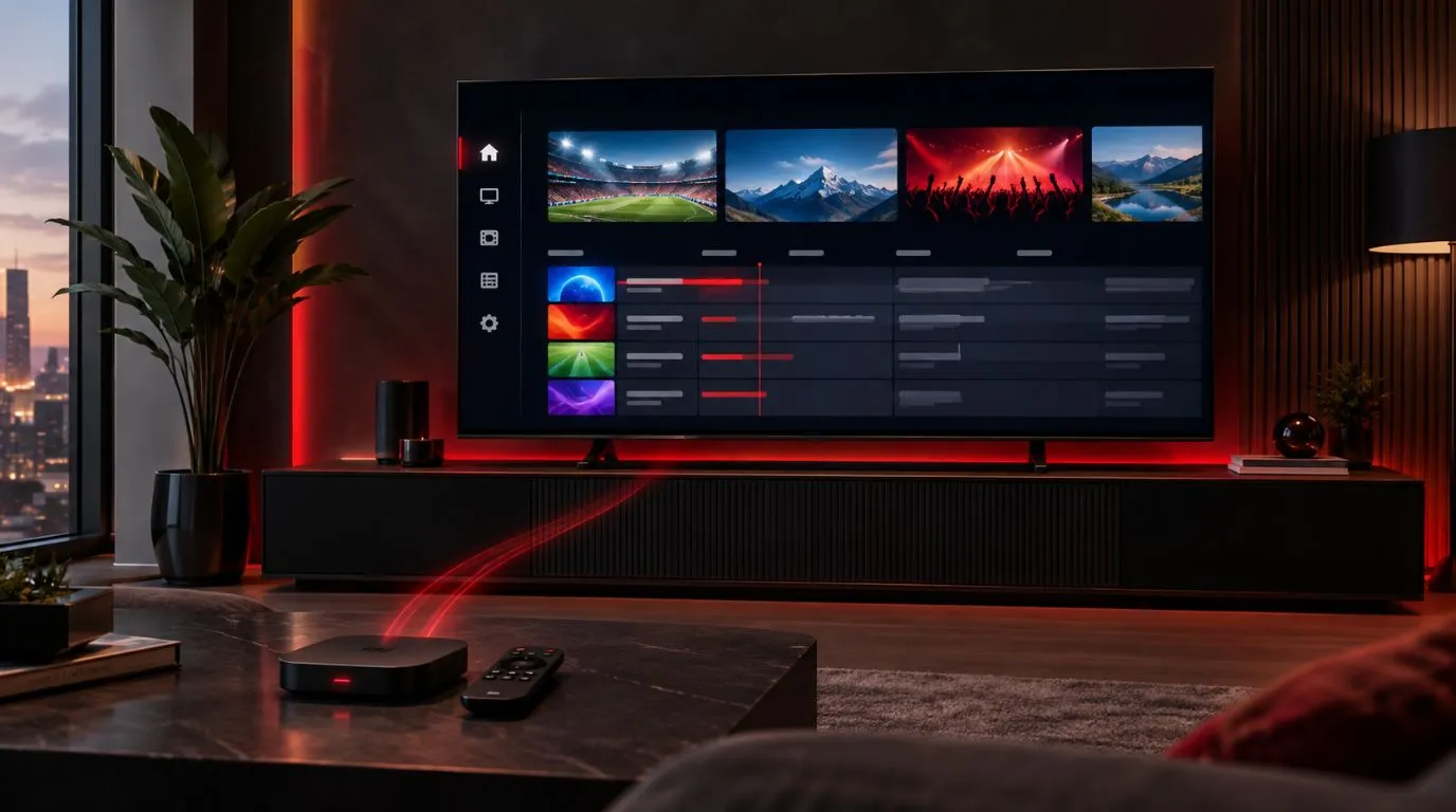 How to set up IPTV on a modern home TV with a streaming device