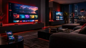 IPTV multiple connections streaming on multiple devices in a modern home